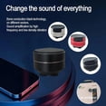thumbnail image 2 of Bone Conduction Bluetooth Speaker Portable Metal Wireless Speaker Resonance Bass Subwoofer for Home Car Outdoor Travel Silver Single Pack, 2 of 4