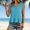 Sky Blue, variant on Linen Tank Tops for Women Boho Embroidered Sleeveless Cotton Soft Shirts V Neck Gauze Shirt Lightweight Loose Fit Camisole for Breach Travel, Sky Blue M