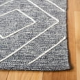 thumbnail image 3 of SAFAVIEH Striped Kilim Dev Diamond Area Rug, Dark Grey, 3' x 5', 3 of 7