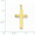 thumbnail image 3 of Charms Collection 14k Polished Laser Etched Cross Charm, 3 of 4