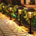 thumbnail image 1 of Luces solares para sendero LETMY, 8 unidades, impermeables IP66, 62 cm, 1 of 7