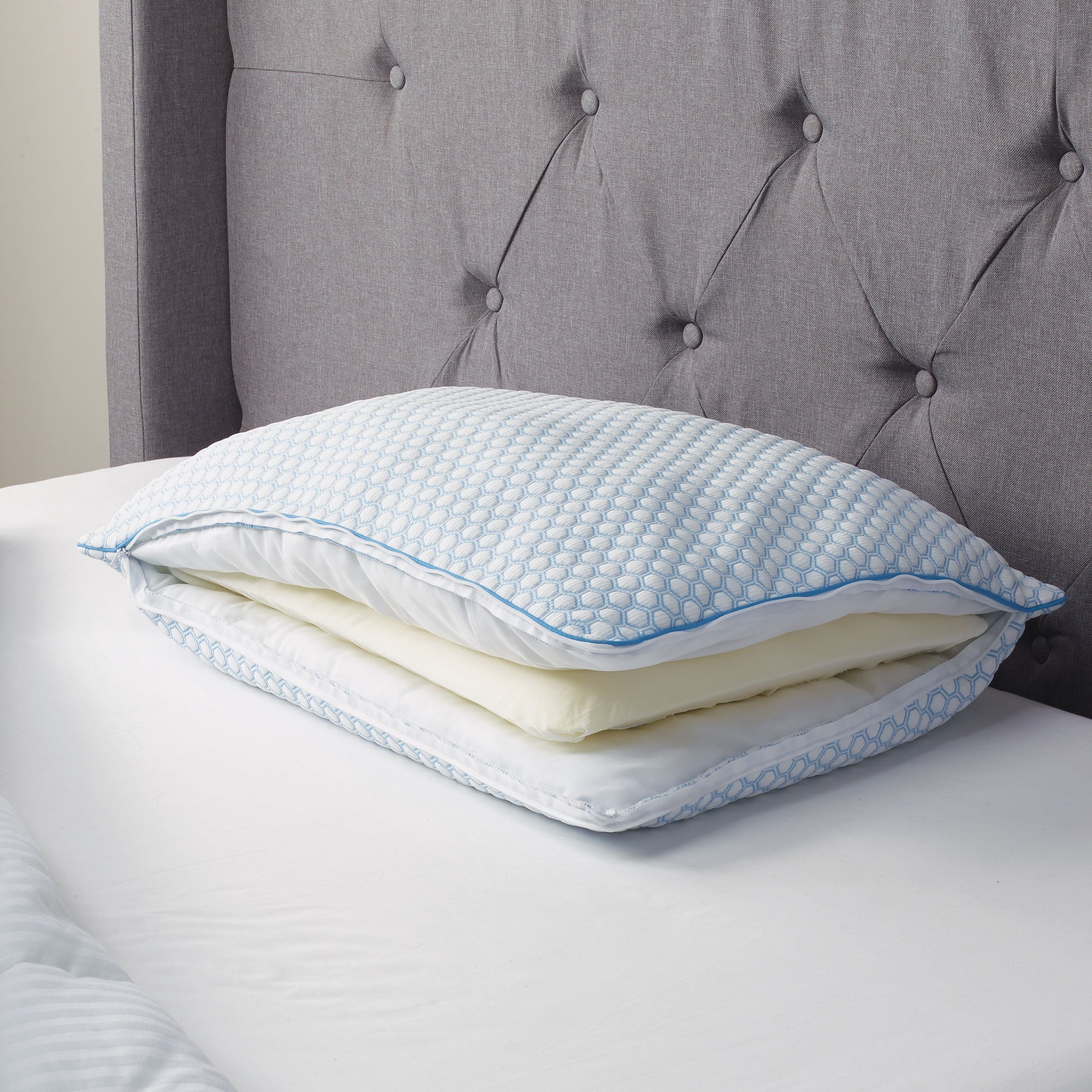 TruCool Hybrid Bed Pillow Featuring Serene Foam, Standard/Queen