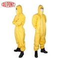thumbnail image 2 of yeacher DuPont Tychem 2000 Chemical Resistant Coverall, XXL Size, EN14126 Certified, Anti-Static, Acid & Alkali Protection, Industrial Use, Yellow Polyethylene Suit, 2 of 6
