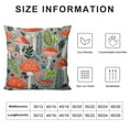thumbnail image 5 of ONETECH Mushroom Pillow Covers Decorative Couch Pillow Cases Square Throw Pillows Home Decor for Living Room Bedroom Bed Cushion Outdoor, 5 of 5