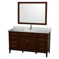 thumbnail image 2 of Wyndham Collection Wcv161660sunsmxx Hatton 60" Free Standing Vanity Set - Dark Chestnut /, 2 of 2
