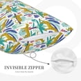 thumbnail image 3 of Lsque Summer Leopard Pattern Pillow Case – Soft & Cozy Throw Pillow Cover, Hypoallergenic Cushion Case for Sleeping Women with Envelope Closure-20"x30", 3 of 6