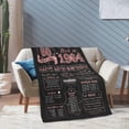 thumbnail image 2 of 30th Birthday Gifts for Her, 30 Year Old Birthday Gifts for Women Blanket 60"X 50" Throw Blanket Gift for Women and Men (30th, 60" x 50"), 2 of 5