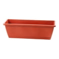 thumbnail image 1 of Rectangular Vegetable Planter Pot, 14.17-Inch Plastic Flower Pot for Seedling Growing, Long Rectangle Planting Container for Balcony Garden Greenhouse, 1 of 5