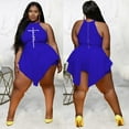 thumbnail image 2 of HOTGIRL Womens Plus Size Jumpsuits Rompers Casual Outfit Shorts Skirts for Club Party Beach, 2 of 7