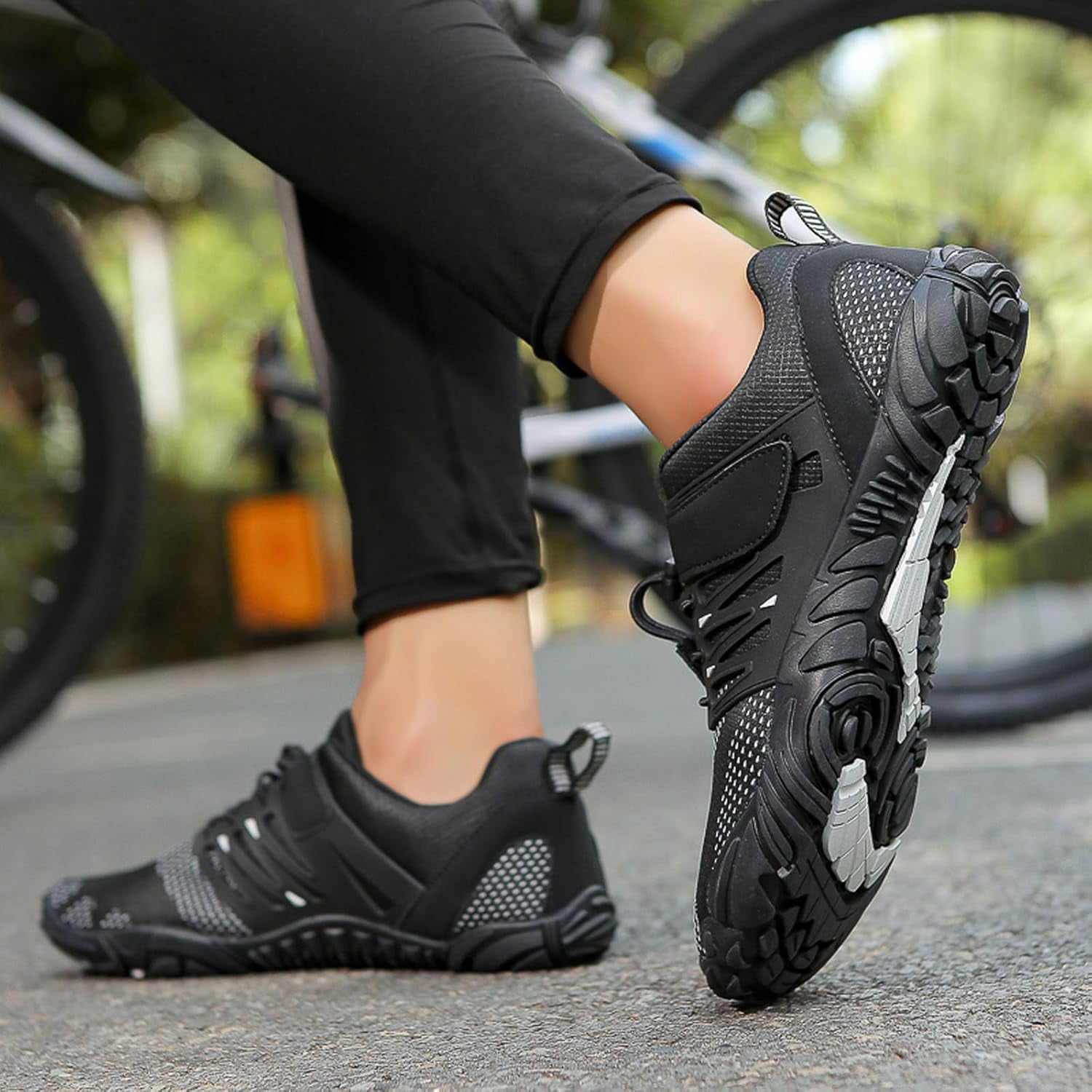 Women's Men’s Barefoot Hiking Shoes Minimalist Trail Running Sneakers Zero Drop Sole Wide Toe Box Parkour Trekking Workout Footwear