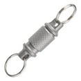 thumbnail image 1 of Titanium Alloy Keychain Detachable Car Key Holder 360° Swivel Quick Release Tool, 1 of 8