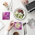 thumbnail image 1 of RYLABLUE Merry Christmas Set of 6 Coaster for Drinks, Absorbent Ceramic Stone Coasters Cup Mat with Cork Base for Home Kitchen Room Coffee Table Bar Decor, 1 of 4