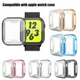 thumbnail image 2 of HEVIRGO Protective Case Full Coverage Anti-drop 38mm 40mm 42mm 44mm Ultra-Thin Electroplating Smart Watch Protector for iWatch 2/3/4/6, 2 of 10