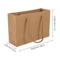 thumbnail image 2 of BRIGHTFUFU 10Pcs Paper Bag for Large Present 7.47X5.11X2.36in, 2 of 7