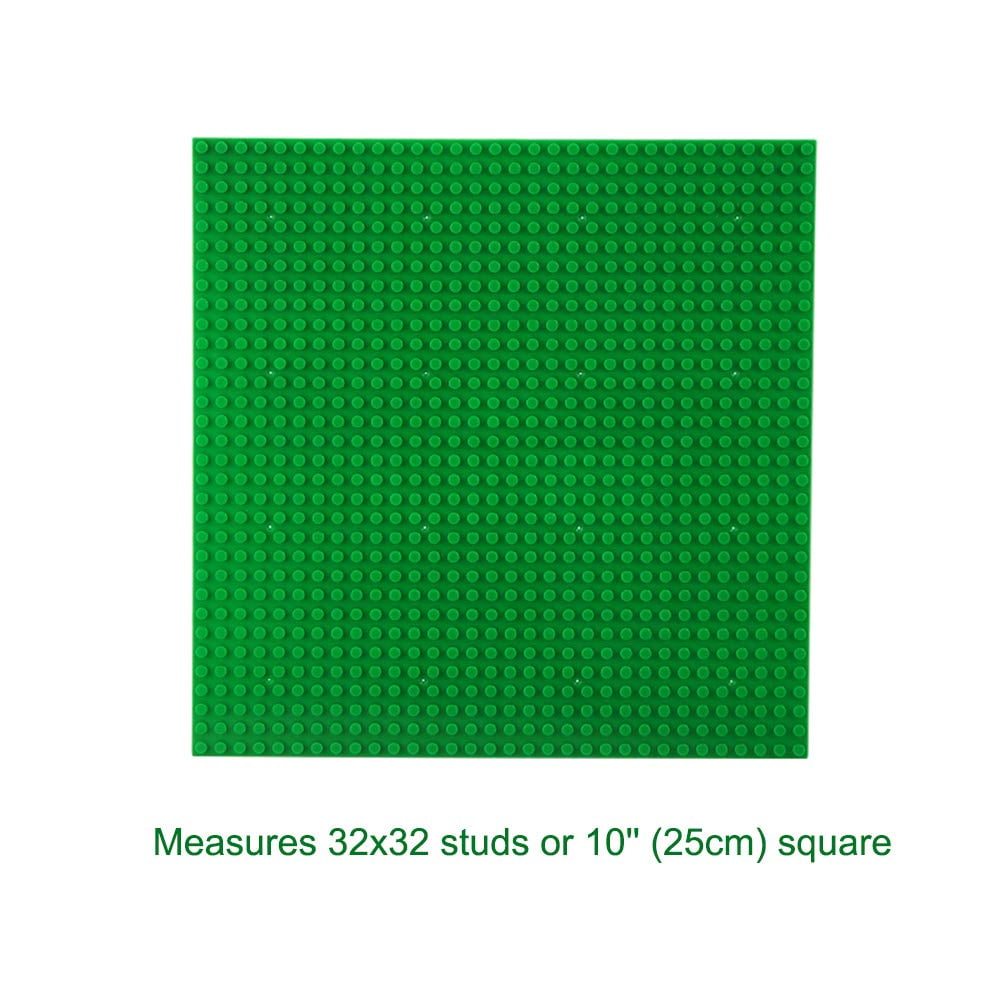 8 Pack Classic Brick Building Base Plates 100 Compatible with Major Brands of 10 x 10 Base Plates grey Walmart