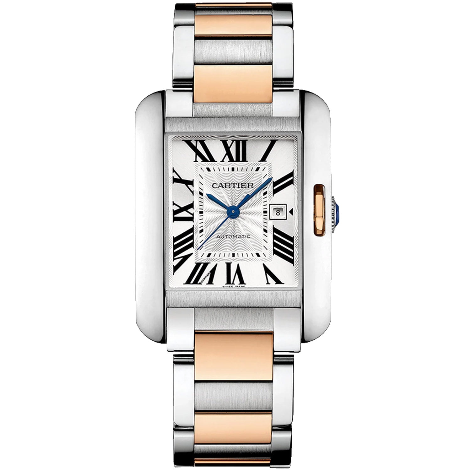 Cartier Women s Tank Anglaise Silver Dial Watch - W5310037