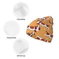 thumbnail image 3 of Lsque Dachshund Dog Puppy Pattern Knitted Beanie, Unisex Winter Hat, Knit Hat Winter Beanies Thick Fisherman Beanies Cuffed Plain Skull Caps, 3 of 6