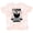 Tie Dye Pink, variant on Inktastic I Love My Bearded Daddy with Beard Silhouette Boys or Girls Toddler T-Shirt