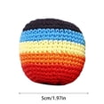 thumbnail image 2 of YWIYIUD 1/2/3/4/5/6PCS 1.97inch Portable and Durable Interactive Toys for Party Sports Activities Coordination Training and Stress Reliefing Reusable Colorful KnittedBalls for Teens and Beginners, 2 of 7