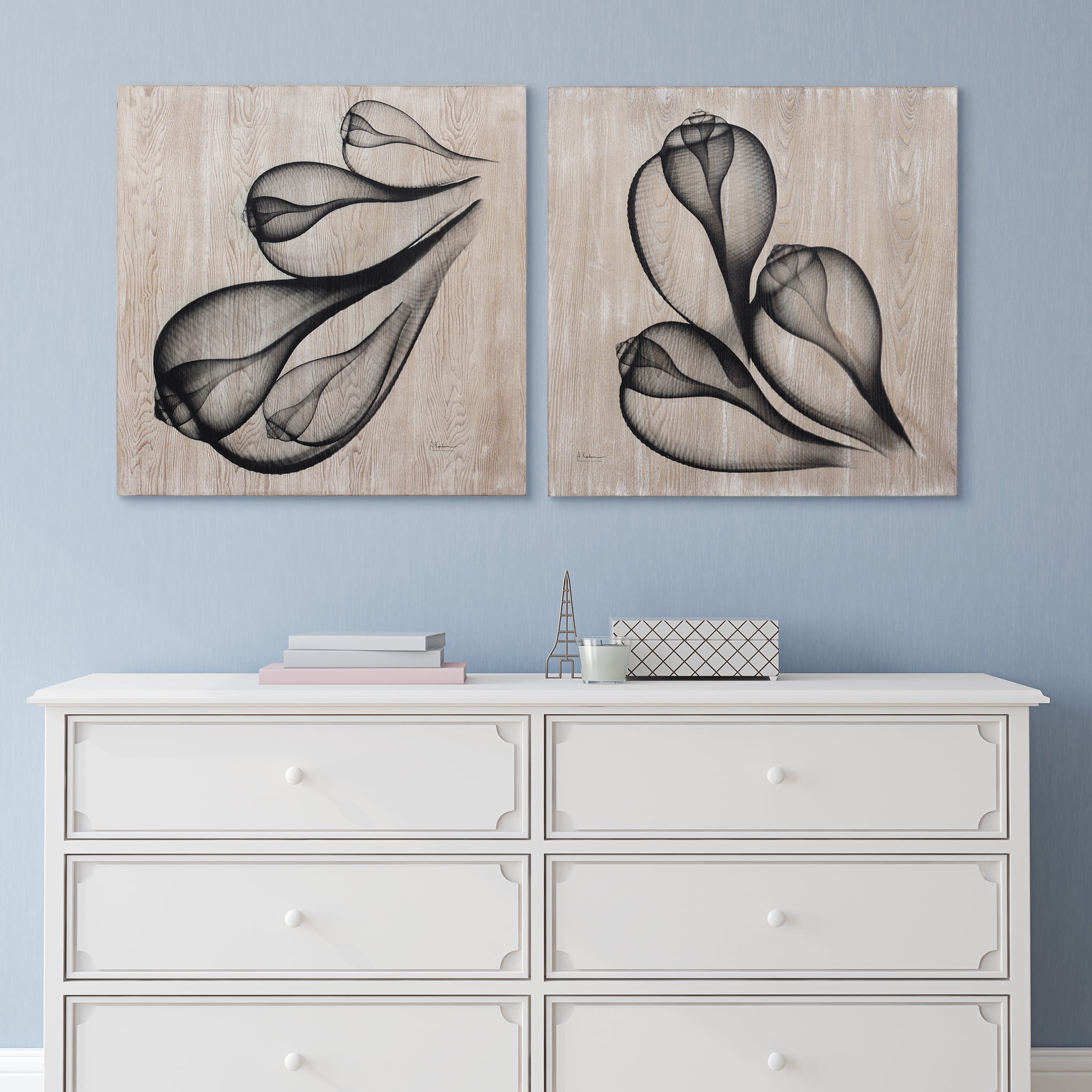 Empire Art Coastal Serenity I & II Abstract Photography, Set of 2, by Albert Koetsier