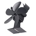 thumbnail image 4 of Ventilador De Estufa De Leña, Ventilador De Estufa De Leña, Aleación De Aluminio, 5 Aspas, Bajo Nivel De Ruido, Fuerte Disipación De Calor, Ventilador para Chimenea Accionado por Calor, 4 of 14