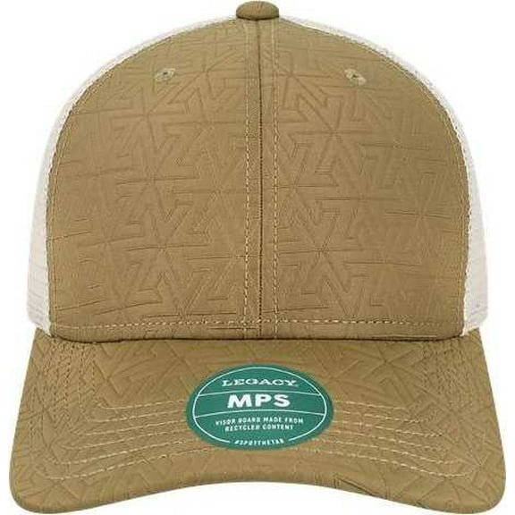 Legacy MPS Mid-Pro Snapback Trucker Cap - Brown Z - Quilted
