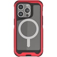 thumbnail image 2 of Funda GHOSTEK Atomic para iPhone 15 PRO MAX Aluminio Roja Transp MagSafe, 2 of 9
