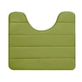 thumbnail image 4 of Non Toilet Floor Mat 16x20,Bath Rug Around Toilet Base,U Shaped Bathroom Floormat,Memory Foam Toilet Floor Rug,Machine Washable, 4 of 6