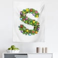thumbnail image 1 of Letter S Tapestry, Pine Design Letter S Christmas Ornaments Colorful Balls Stars Multicolored Pattern, Fabric Wall Hanging Decor for Bedroom Living Room Dorm, 5 Sizes, Multicolor, by Ambesonne, 1 of 1