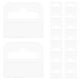 thumbnail image 1 of IDEANATEGRATE 100Ud Etiquetas Transparentes Adhesivas Para Colgar Con Material Resistente Y Duradero, 1 of 8