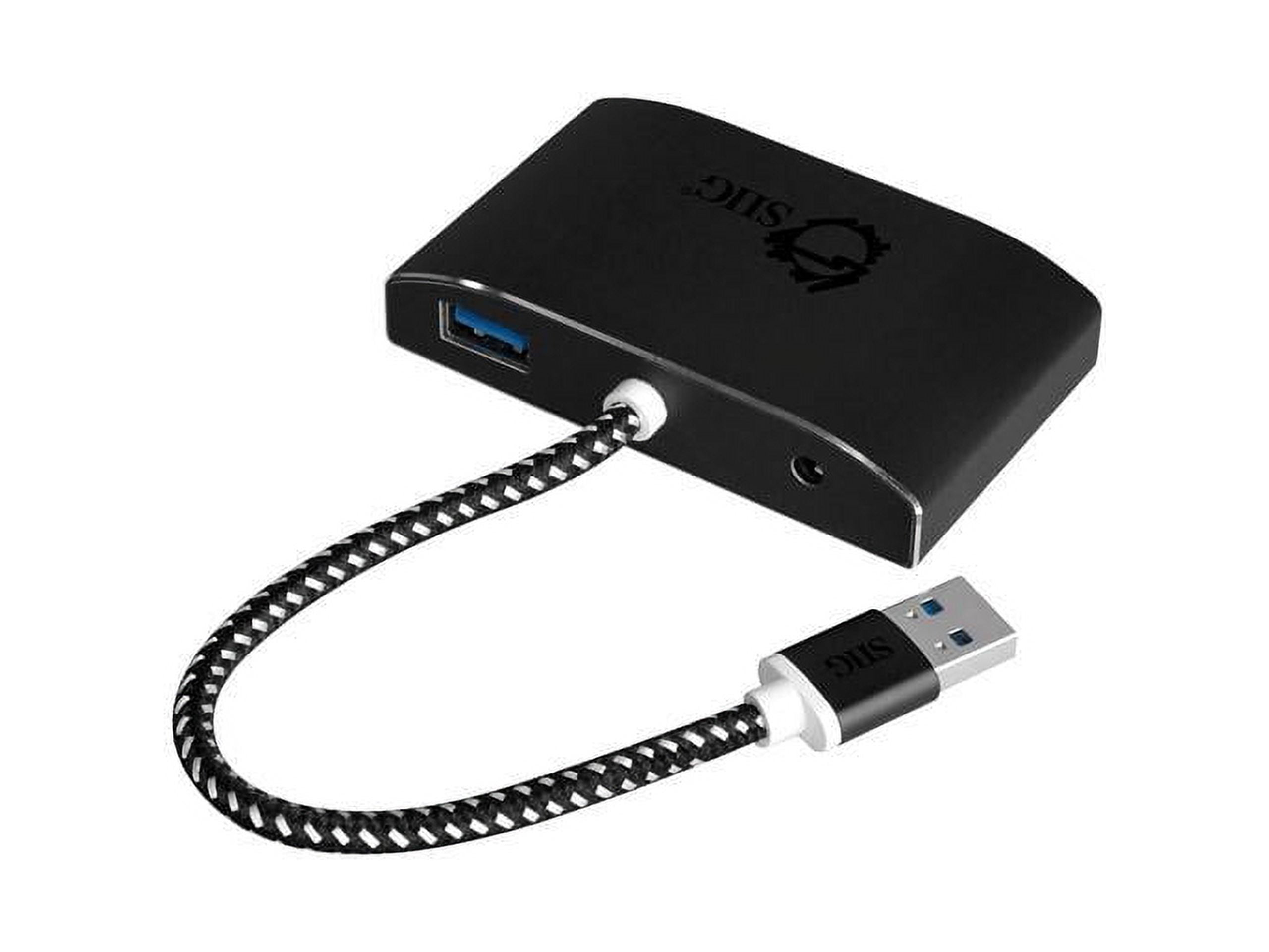 SUPERSPEED USB 3 4PORT POWERED HUB PROVIDES OPTIONAL POWER ADAPTER