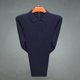 thumbnail image 1 of Suéter de cuello polo de mezcla de algodón y cachemira para hombre, tops de otoño e invierno de 2024, jersey de lana de punto informal para hombre maduro de negocios, 1 of 5