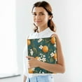 thumbnail image 6 of FORMRS 3 Ring Binder 1.5 inch with Pockets Set of 2 Clip Board 200 Sheets Capacity, Green Floral Orange, 6 of 8