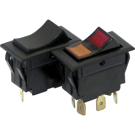 Shoreline Marine 12-volt on/off/on Sealed Rocker Switch , Black