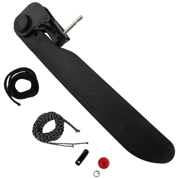 PASILI For Kayak Foot Diretion Control Rudder Steering System Rubber Adjustable Canoe Tail Rudder Direction Foot Control Kits