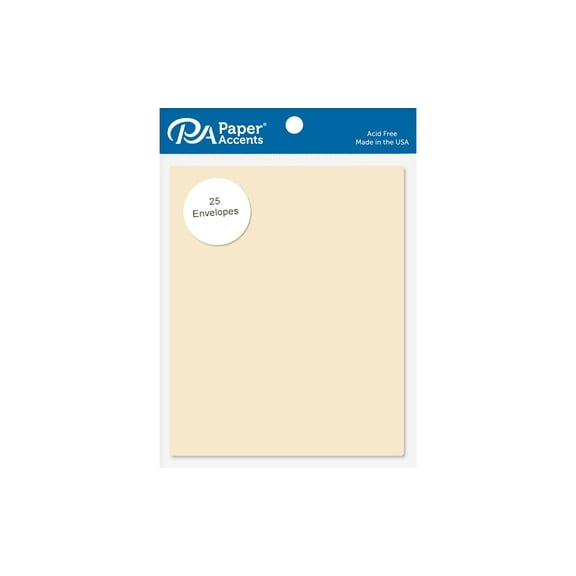 Envelope 4.38x5.75 25pc Ivory
