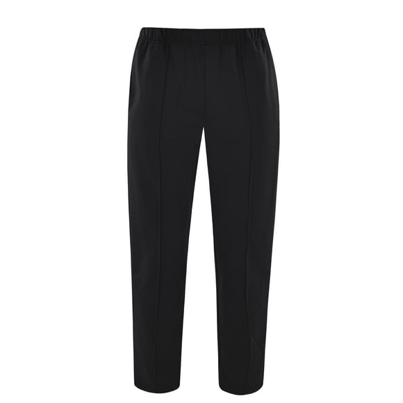 hajo pantalones de spa para hombres - pantalones de jogging, homewear, stay fresh, mezcla de algodón elástico, uni Negro 5XL (5X-Large)
