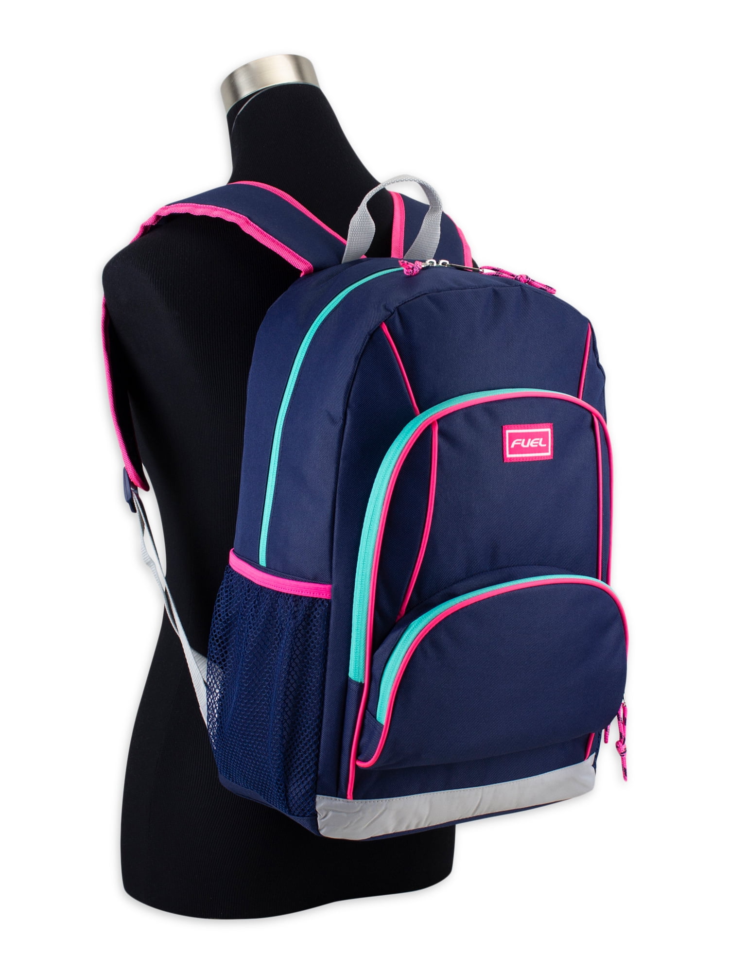 Fuel Unisex Triple Pocket Backpack, Deep Cobalt