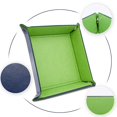 thumbnail image 3 of Cusdie Portable Dice Tray PU Leather Tray Folding Square Dice Holder Tray for Dungeons and Dragon RPG DND Table Games, 3 of 3