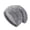 Grey, variant on ZNQHFRE Men Women Thick Solid Knit Pile Hat, Windproof Warm Ear‑Cover Winter Beanie Hat