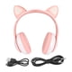 thumbnail image 2 of Auriculares para niños, LXB39C Auriculares para niños Auriculares Bluetooth con orejas de gato Auriculares para niños Valor inmejorable, 2 of 9