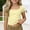 #1-Light Yellow, variant on YaEYa Girls Crop Tops Ribbed Knit Short Sleeve Shirts Square Neck Basic Soft Slim Fitted Solid Casual Y2k Going Out Tees