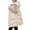 Beige, variant on Baqcunre Puffer Vest Women Ladies Fall And Winter Wear Hooded Zipper Pocket Loose Sleeveless Coat Vest Fleece Jacket Womens Fall Fashion 2023 Red XXL