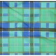 thumbnail image 4 of oneOone Organic Cotton Poplin Twill Fabric Madras Check Print Fabric By Yard 42 Inch Wide, 4 of 4