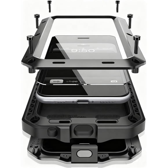 Funda de teléfono Marrkey compatible con iPhone 17 Pro Max negra