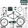 thumbnail image 2 of New 51 Pcs DIY Retro Bicycle Model Ornament For Kids, Creative 1:10 Simulation Mini Bicycle Model Scale Kit With Inflator and Briefcase, Finger Bike Models Toys For Desktop Decoration Ornament, 2 of 7