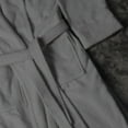 thumbnail image 5 of Women's Turkish Cotton Terry Ultra-Soft and Absorbent Long Bathrobe, Grey, 5 of 6