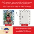 thumbnail image 3 of Carolines Treasures DAC3401CO2 3.4 x 2.6 in. Cairn Terrier Christmas Porcelain Ornament, 3 of 3