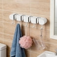 thumbnail image 3 of Broom Mop Holder Wall Mount, Hanger Storage Organizer for Home, Kitchen, Garage, Garden, Laundry Room, Bathroom Organization and Storage(4 Racks 5 Hooks), 3 of 8
