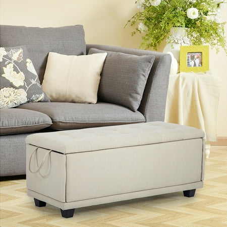 Storage Ottoman Bench Footrest Bench Stool Bedroom Bench ...